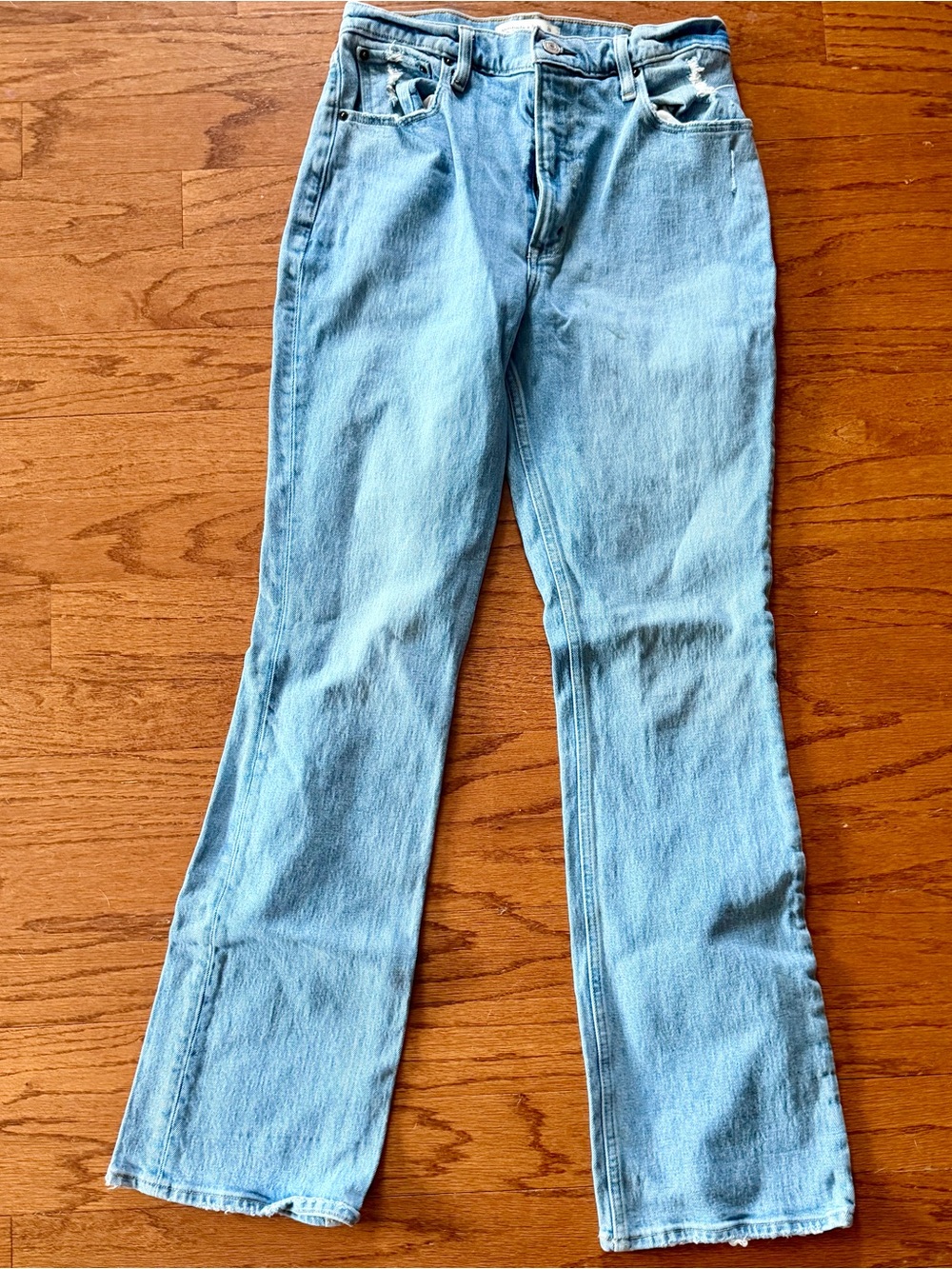 Abercrombie & Fitch 70’s Vintage High Rise Flare Jeans - Picture 4 of 6